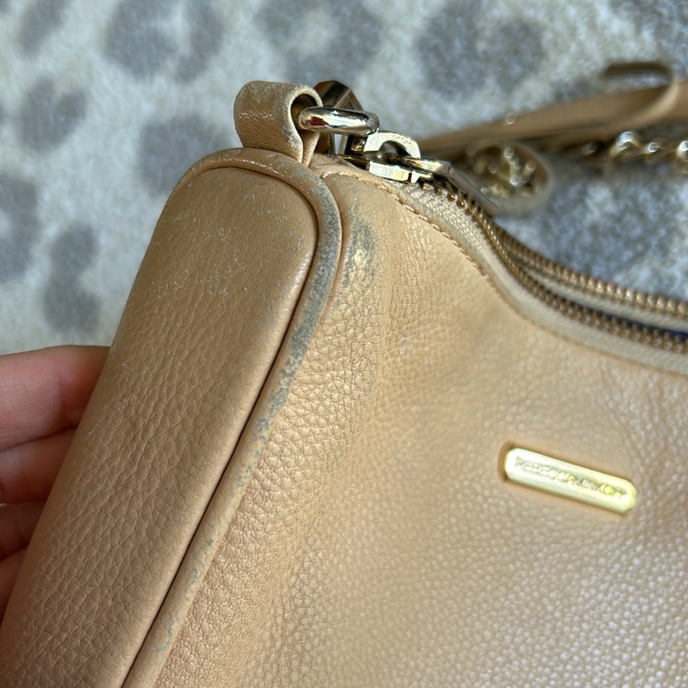 Rebecca Minkoff mini nude crossbody with chain strap - Picture 5 of 6